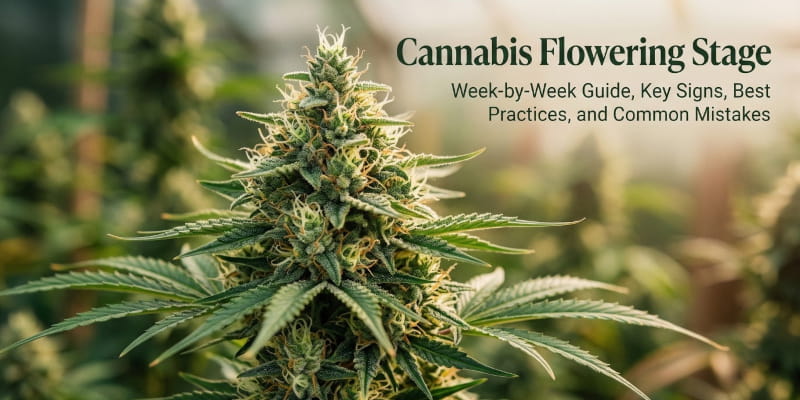 Stade de floraison du cannabis - le guide semaine par semaine chez Cannapot